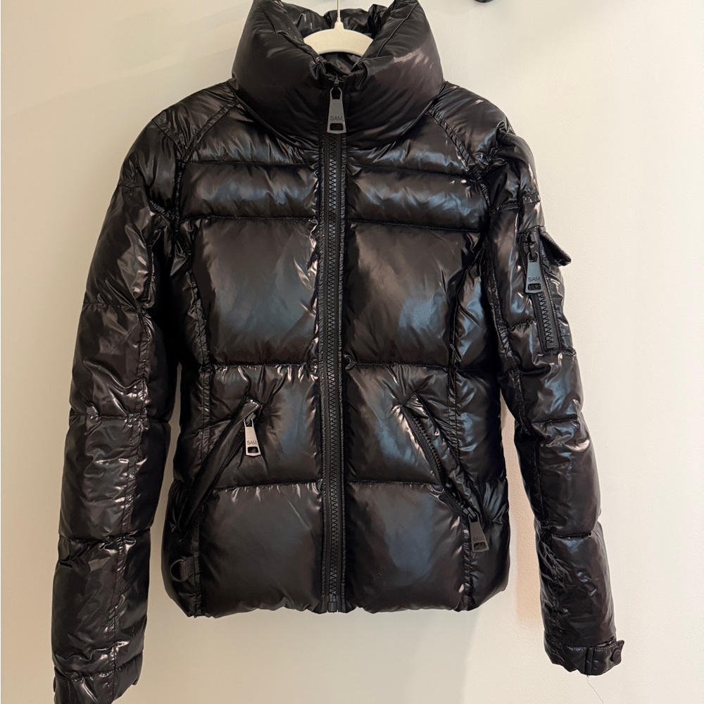 SAM. Shiny Black Outerwear